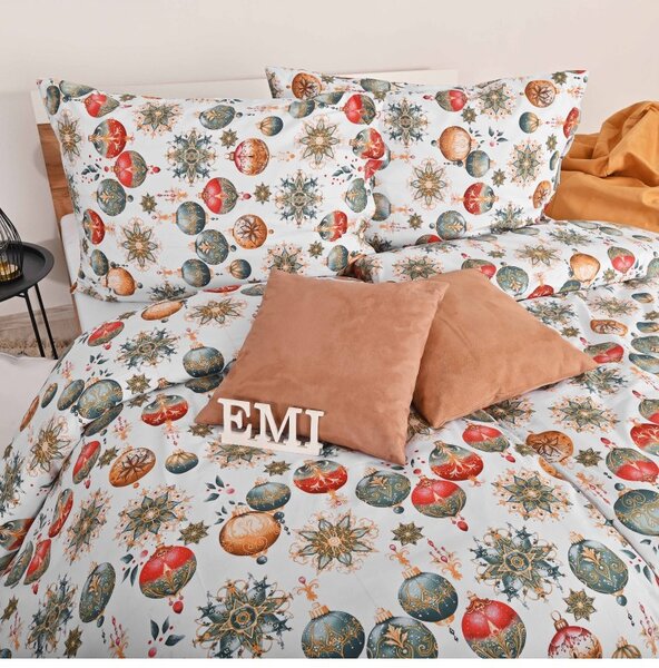EMI Magic karácsonyi pamut ágyneműhuzat, A standard egyszemélyes ágy szett tartalma: 1x 140x200 + 1x 70x90