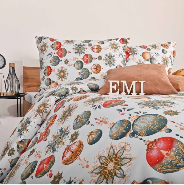 EMI Magic karácsonyi pamut ágyneműhuzat, A standard egyszemélyes ágy szett tartalma: 1x 140x200 + 1x 70x90