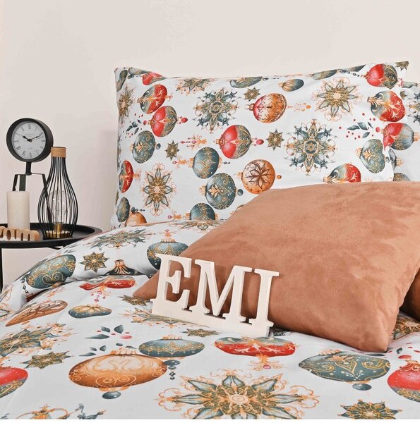 EMI Magic karácsonyi pamut ágyneműhuzat, A standard egyszemélyes ágy szett tartalma: 1x 140x200 + 1x 70x90