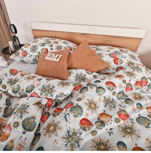EMI Magic karácsonyi pamut ágyneműhuzat, A standard egyszemélyes ágy szett tartalma: 1x 140x200 + 1x 70x90