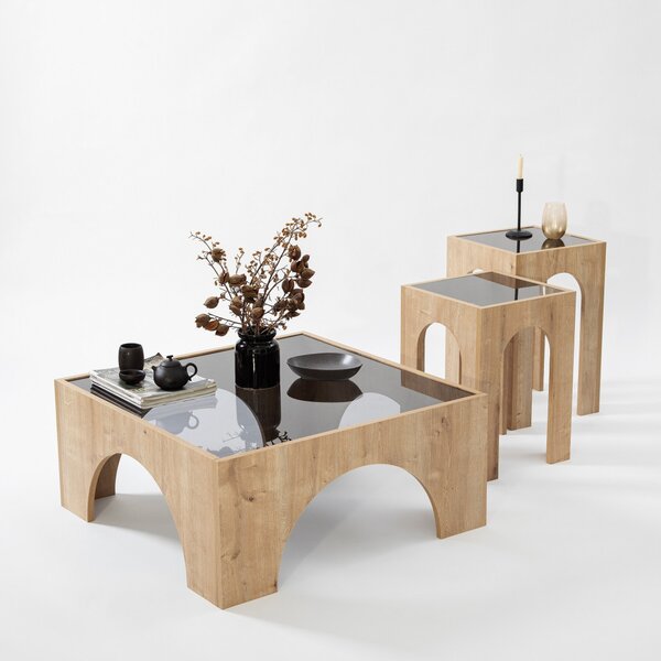 Seine - Dark Grey, Sapphire Oak