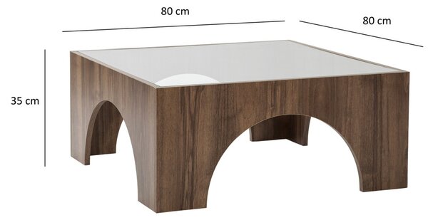 Seine - Transparent, Walnut