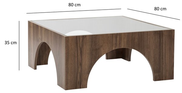 Seine - Walnut, Dark Grey