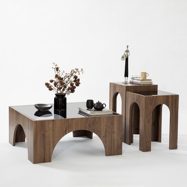 Seine - Walnut, Dark Grey