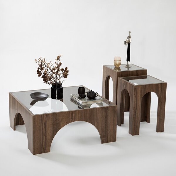 Seine - Transparent, Walnut