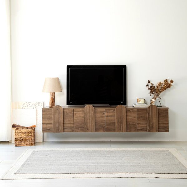 TV-állvány, dió, 180 cm