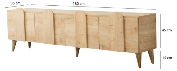 TV-állvány, 180 cm – TR552NOS2428