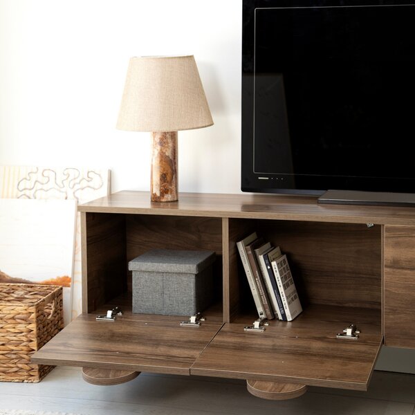 TV-állvány, dió, 180 cm