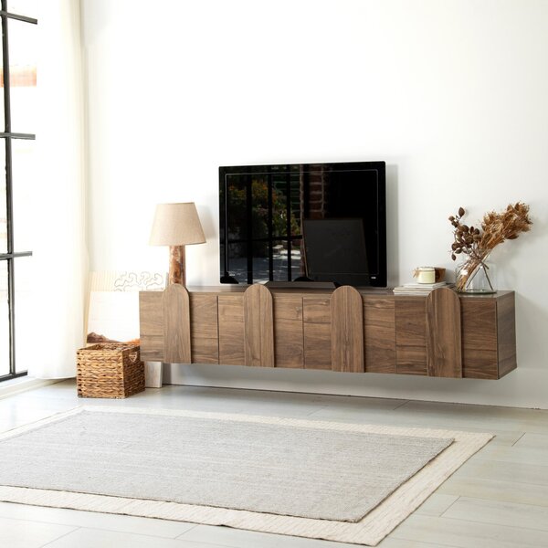 TV-állvány, dió, 180 cm