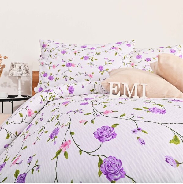 EMI Danna krepp ágyneműhuzat, A standard egyszemélyes ágy szett tartalma: 1x 140x200 + 1x 70x90