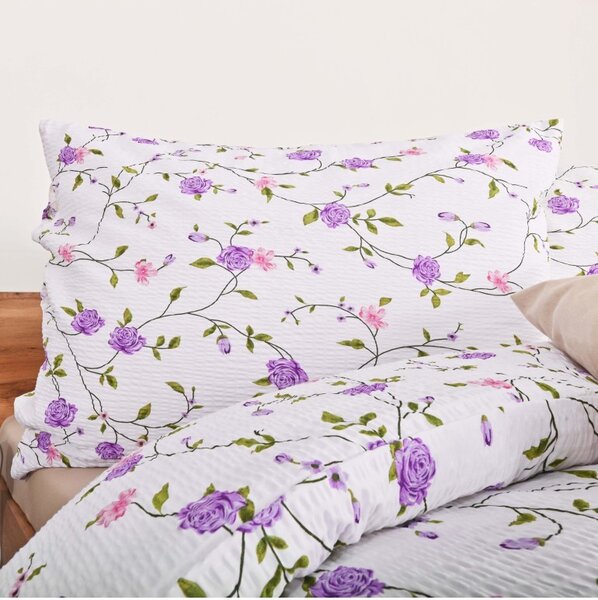 EMI Danna krepp ágyneműhuzat, A standard egyszemélyes ágy szett tartalma: 1x 140x200 + 1x 70x90