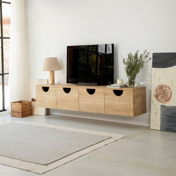 Four TV-állvány, zafír tölgy, 180 cm
