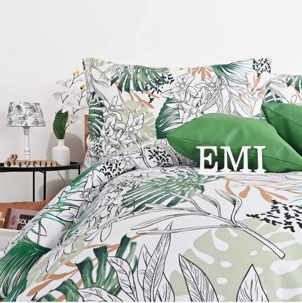 EMI Botanic pamut ágyneműhuzat, Nagy hengeres párnahuzat