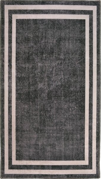 Szürke-krémszínű mosható futószőnyeg 200x80 cm - Vitaus