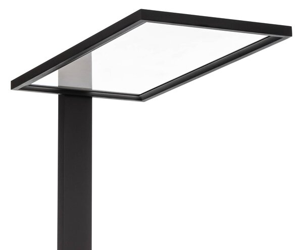 PRIOS Prios LED irodai állólámpa Taronis, fekete, 195 cm, fényerőszabályozható, dimmelhető, Fekete, Dolgozószoba / Iroda, Alumínium, Modern
