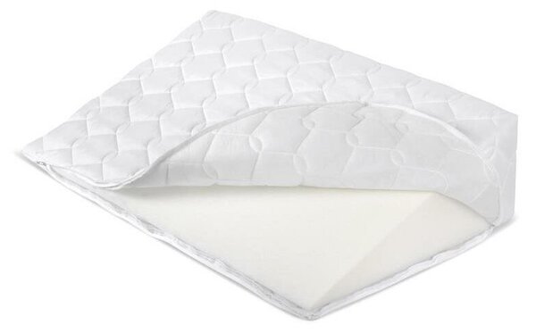 Bellatex Fehér, varrott, ék alakú fejtámla, 80 x 50 x 20 cm