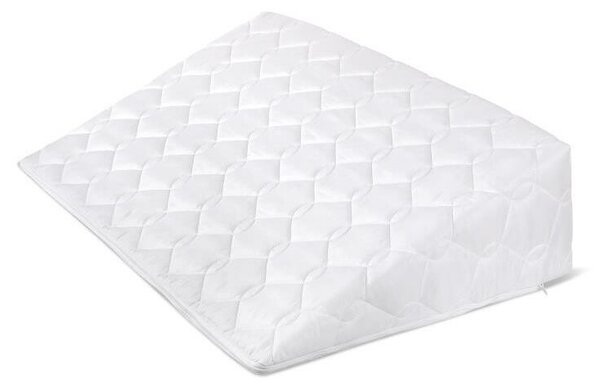 Bellatex Fehér, varrott, ék alakú fejtámla, 80 x 50 x 20 cm