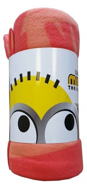Minionos polár takaró piros 130x170 cm