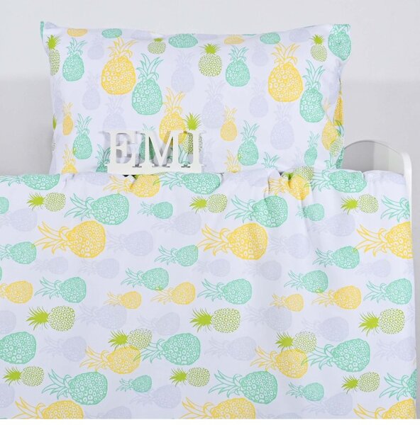 EMI Ananas gyermek ágyneműhuzat, Párna 70x90