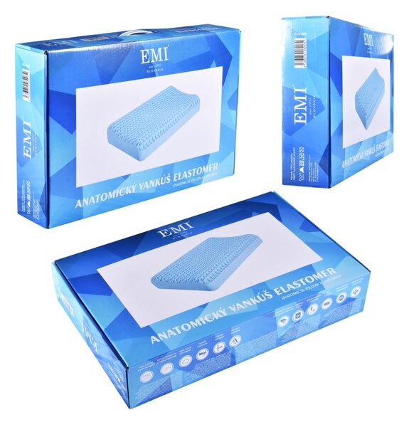 EMI Elastomer anatómiai párna 52x34x10 cm