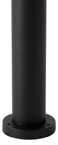 Lucande kültéri lámpa Siveta, 240cm, 3 izzós, fekete, E27, IP65, dimmelhető, Fekete, Alumínium