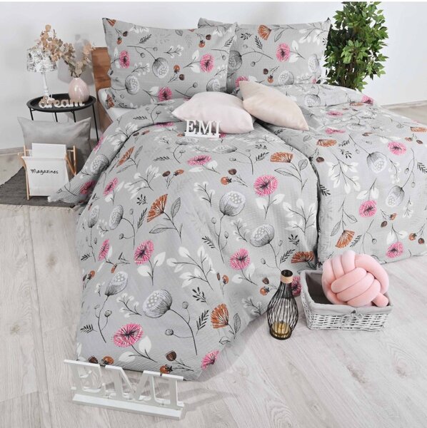 EMI Kayla krepp ágyneműhuzat, A standard egyszemélyes ágy szett tartalma: 1x 140x200 + 1x 70x90