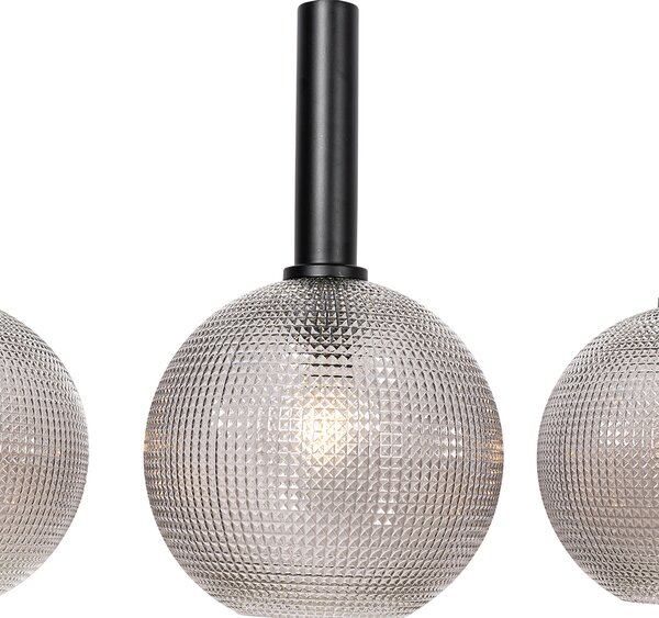 Design lógólámpa fekete füstüveggel 4-lámpás - Chico