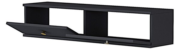 Zuzu TV-állvány, antracit-arany, 120 cm