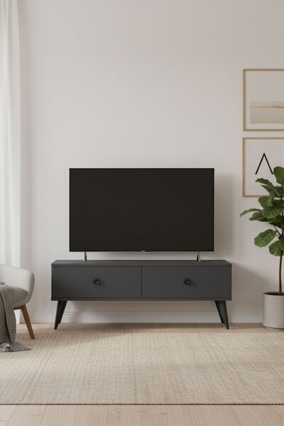 Mona TV-állvány, antracit, 120 cm