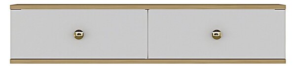 Zuzu TV-állvány, zafír tölgy-fehér, 120 cm – TR555CHM1121