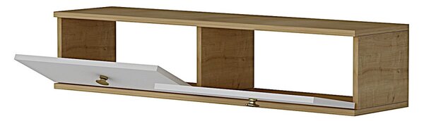 Zuzu TV-állvány, zafír tölgy-fehér, 120 cm – TR555CHM1121