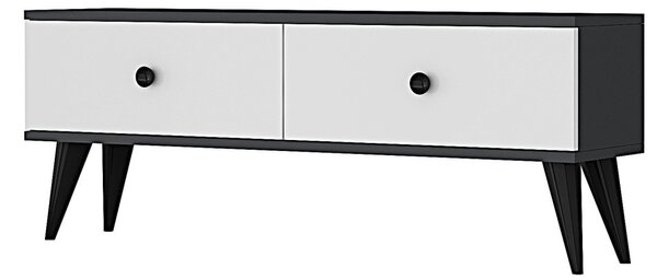 Mona TV-állvány, antracit-fehér, 120 cm