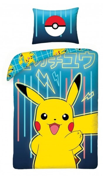 EMI Pokémon gyermek ágyneműhuzat 65x65 + 140x200 cm
