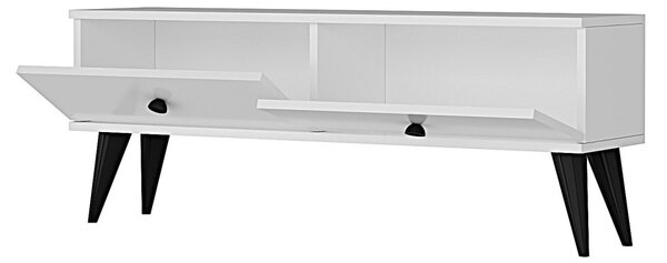 Mona TV-állvány, fehér, 120 cm