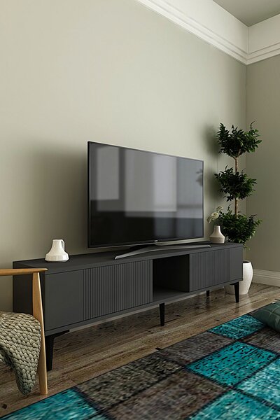 Corsa TV-állvány, antracit, 150 cm