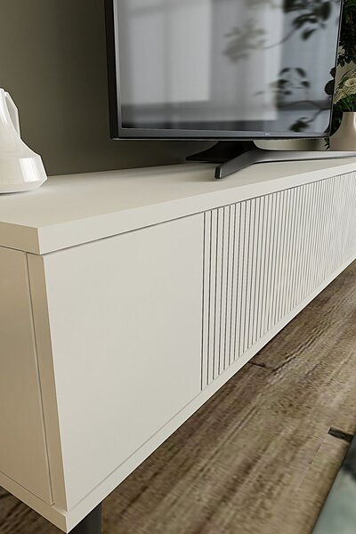 Corsa TV-állvány, fehér, 120 cm