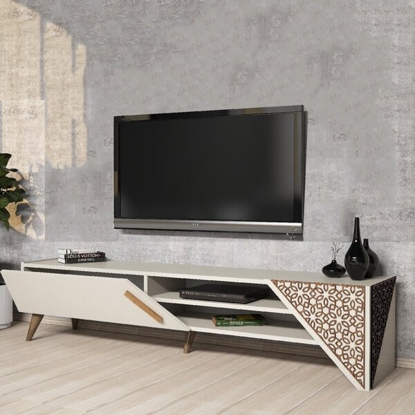 Beril TV-állvány, krém, 180 cm – TR845HCT5502