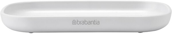 Brabantia ReNew szappantartó csúszásmentes talppal, bordázott tálcával, mely szárazon tartja a szappant, műanyag, fehér - 280221