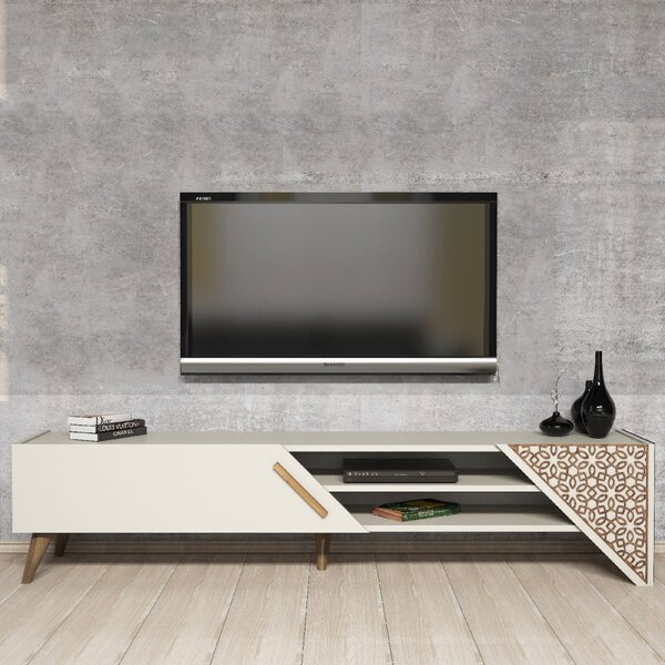 Beril TV-állvány, krém, 180 cm – TR845HCT5502