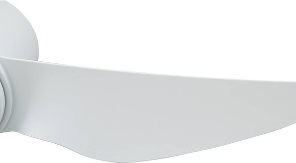 Lindby Aulo mennyezeti ventilátor, fehér, DC, csendes, Ø 123 cm, Fehér / opál, Nappali / Étkező, fém, Modern