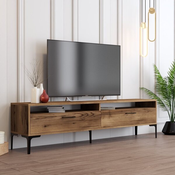 Istanbul TV-állvány, dió, 180 cm – TR845HCT5518