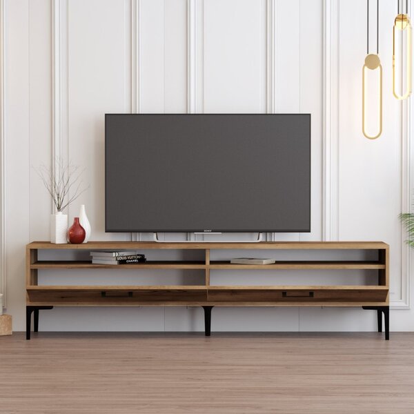 Istanbul TV-állvány, dió, 180 cm – TR845HCT5518