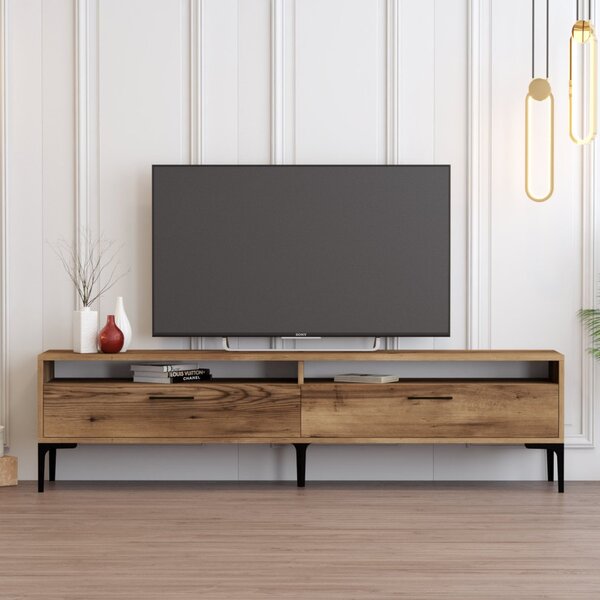 Istanbul TV-állvány, dió, 180 cm – TR845HCT5518