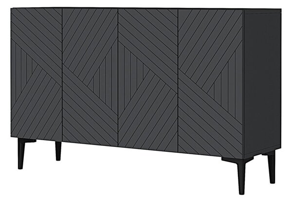 Ferro komód, antracit, 120 cm