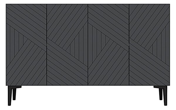 Ferro komód, antracit, 120 cm