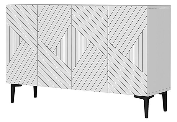 Ferro komód, fehér, 120 cm
