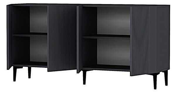 Corsa komód, antracit, 150 cm