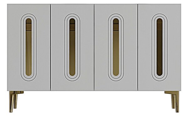 Rany komód, fehér-arany, 120 cm – TR555CHM1370