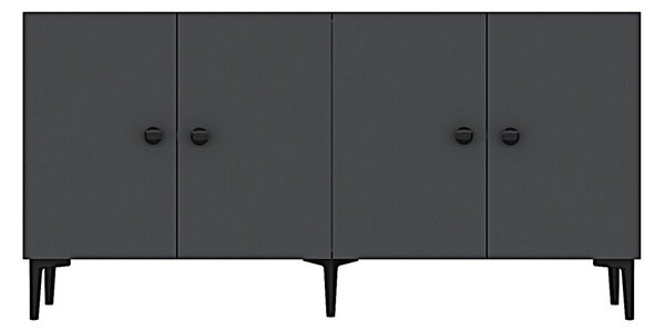 Pella komód, antracit, 150 cm