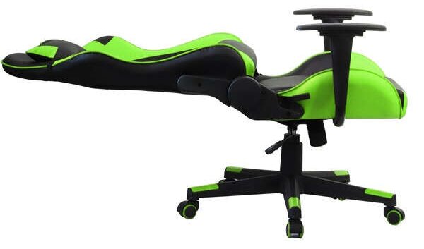 Iris GCH201BE fekete / zöld gamer szék